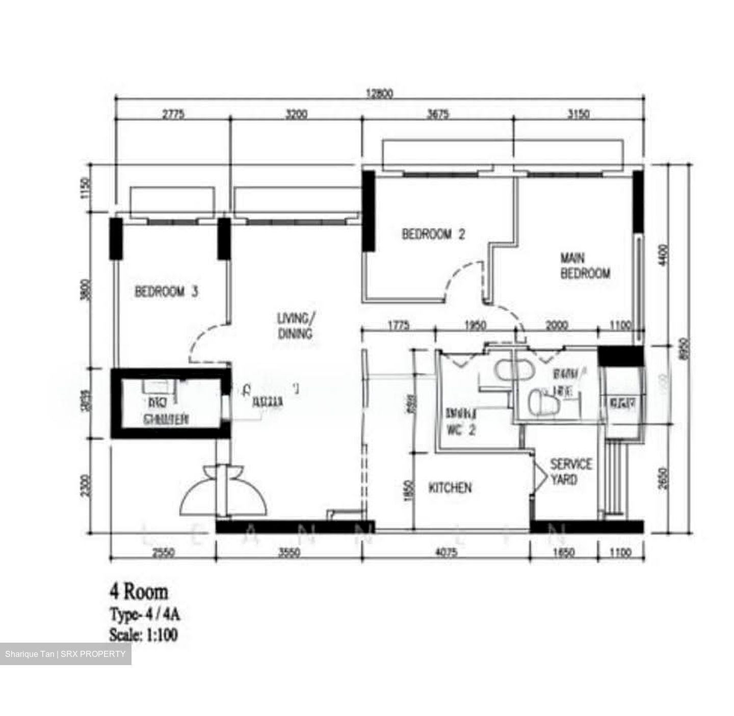 Blk 413B Waterfront I @ Northshore (Punggol), HDB 4 Rooms #621114081